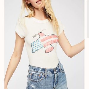 We The Free Love Dove Tee Small Free People